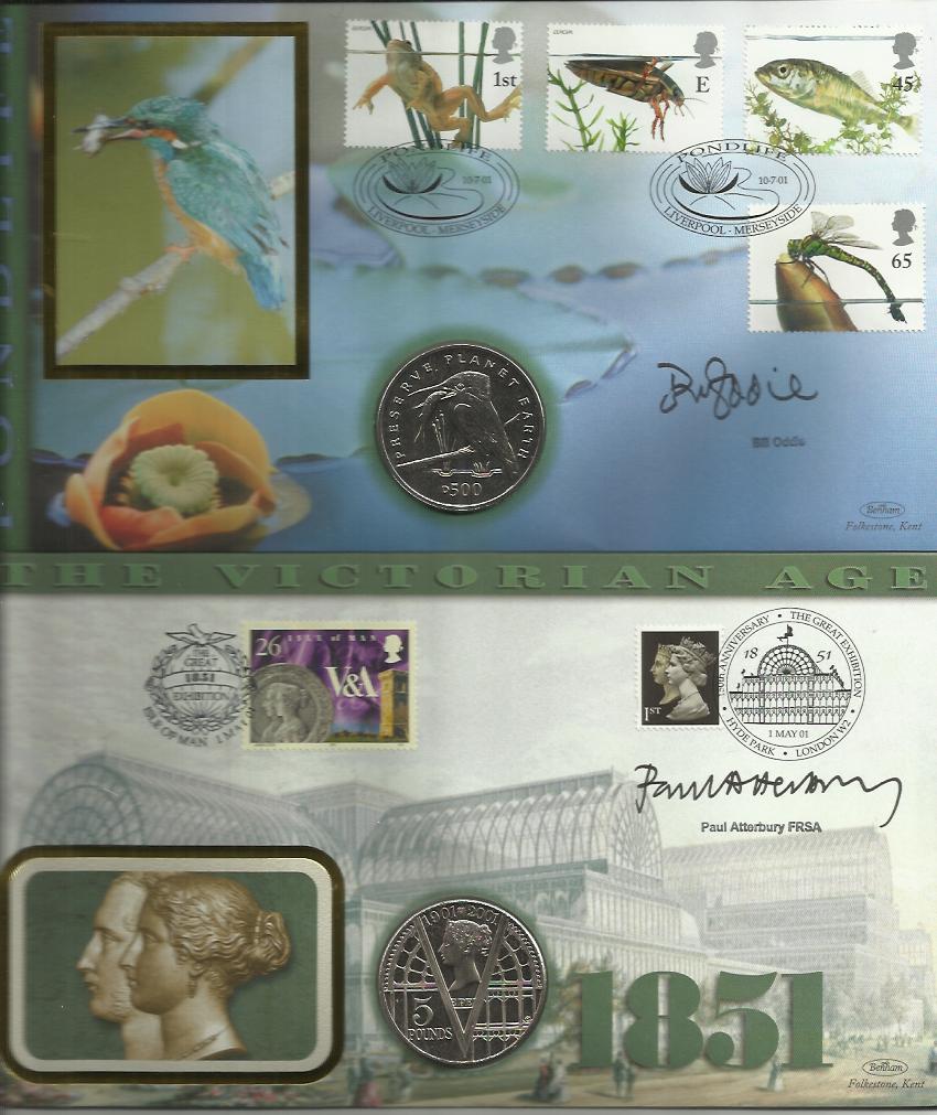 Benham signed Official Coin cover FDCs. Collection of nine inc. Babs Powell signed Benham official - Image 3 of 5