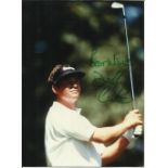 Darren Clarke signed colour 6x4 photo. Good condition Est £10-15