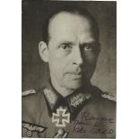 Werner Ranck signed 7 x 5 b/w portrait photo. 25 October 1904 - 7 December 1989 was a highly