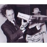 Ken Dodd. 10”x8” picture with giant jam butty. Excellent. Est £8-10