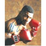 Mike Tyson 8x10 photo of Iron Mike, signed by him in NYC. Good condition Est. £90 - 110
