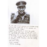 Flight Lieutenant Norman Edward Hancock DFC One of 'The Few.' Interesting handwritten extract and