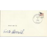 Friedrich-Wilhelm "Fritz" Morzik signed plain 1980 US cover. 10 December 1891 - 17 June 1985 was a