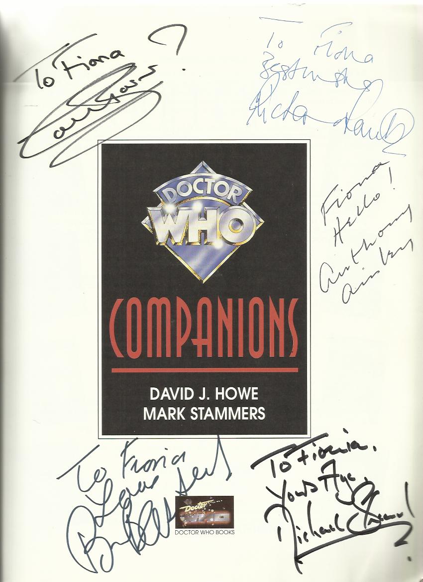 Dr Who multi-signed book. Dr Who Companions 120 pages dedicated to companion actors and actresses.