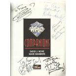 Dr Who multi-signed book. Dr Who Companions 120 pages dedicated to companion actors and actresses.