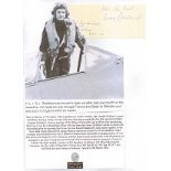 Flight Lieutenant J.G.L. 'Larry' Robillard DFM 7 victories Signature of RCAF ace. Good condition