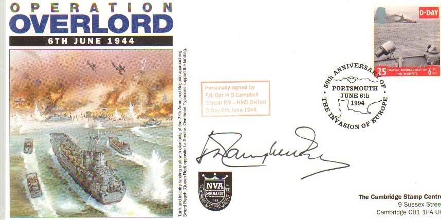 D-Day Autographs Collection. Folder containing five items, all signed by D-Day veterans. 6x4 - Image 3 of 3