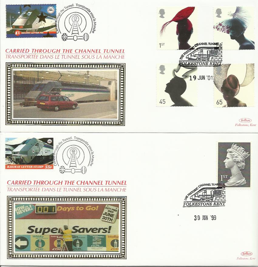 Benham Official Channel Tunnel FDCs. 20+ covers including 2001 Pond life Benham Channel Tunnel - Image 4 of 5