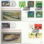 Benham Official Channel Tunnel FDCs. 25+ covers including Benham official Channel Tunnel FDC