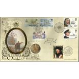 Chay Blyth signed 500th anniversary John Cabot FDC. Good condition Est. £5 - 10