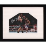 David Haye signed colour photo framed and mounted to overall size 30 x 25cm. Good condition Est. £20