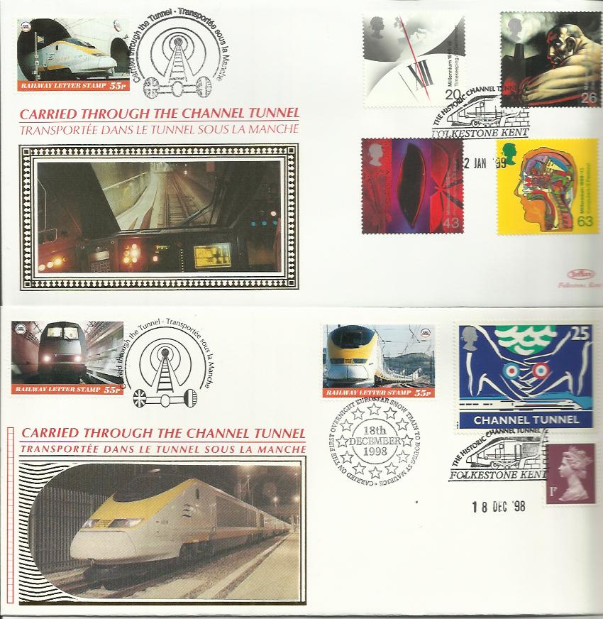 Benham Official Channel Tunnel FDCs. 20+ covers including 2001 Pond life Benham Channel Tunnel - Image 5 of 5