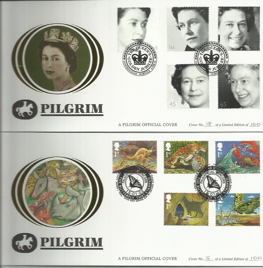 Benham Pilgrim Official 33+ FDCS Collection All Catalogue at £20+ each, including Fun Fruit and - Image 3 of 5