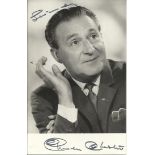 Charlie Chester signed 6 x 4 b/w portrait photo. Autographs Excellent, a few tape marks to