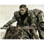 Tom Hardy 10x8 photo of Tom as Mad Max, signed by him in London. Good condition Est. £30 - 35