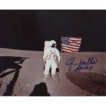 Apollo14 Third Moonlanding. 10”x8” picture of Edgar Mitchell standing on the Moon. Excellent. Est £