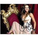 Charlotte Church 10x8 photo of Charlotte, signed by the Welsh singer in London. Good condition