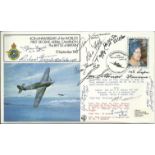 11 Battle of Britain Pilots Crew signed cover. FF20 13 Sept 80 BFPS 1714 40th Anniv of World’s 1st