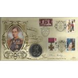 Lt Commander J Bridge signed King George VI FDC. Windsor and Westminster Abbey postmarks. Good
