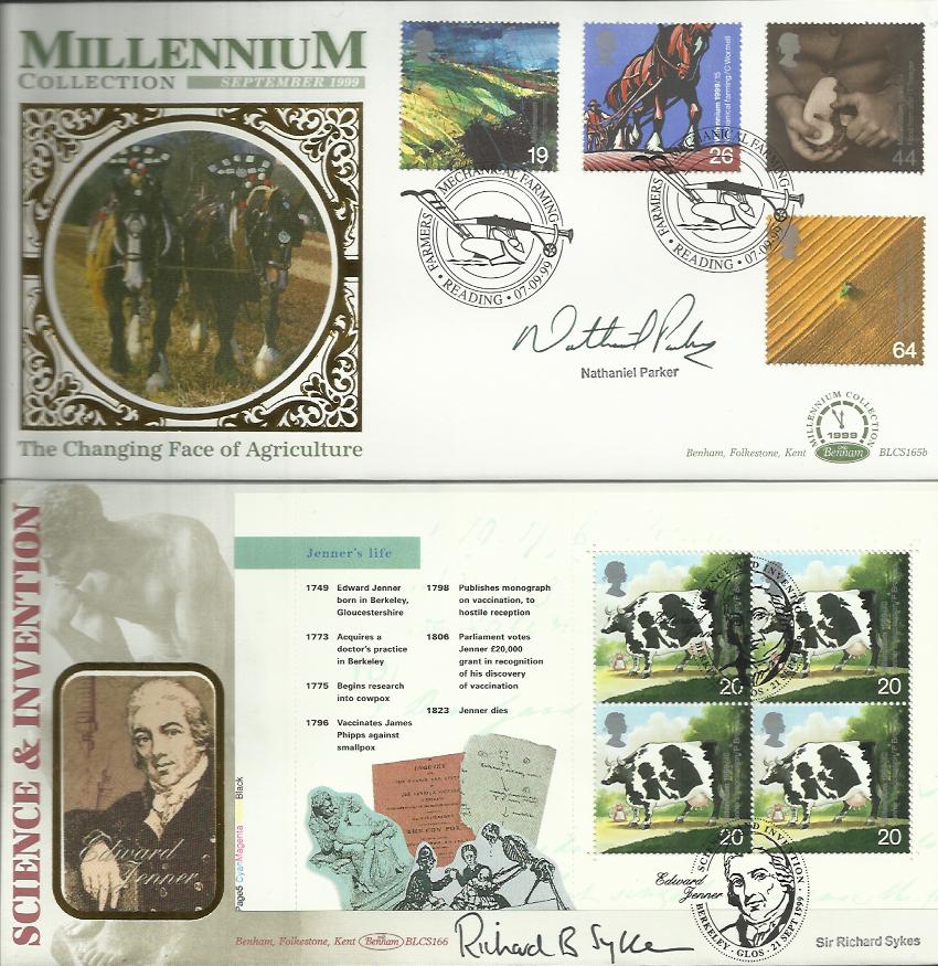 Benham Official Signed FDC collection in Black cover album. Millennium collection Suffragettes fight - Image 3 of 5
