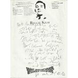 Reggie Kray hand written two page letter written while he was in H.M.P.Wayland. Good condition