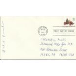 Jacob Jenster KC signed US plain cover 1992, neat hand address. Jenster started his career in the