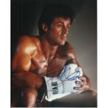 Sylvester Stallone signed 10 x 8 colour photo from Rocky. Good condition Est. £20 - 30