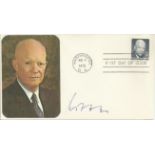 Mjr Gerhard Witte KC famous WW2 Panzer Commander signed 1970 US Eisenhower FDC. Est. £10 - 15