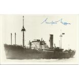 Admiral Bernhard Rogge KC OL signed 6 x 4 vintage photo of cruise Atlantis. (4 November 1899 - 29