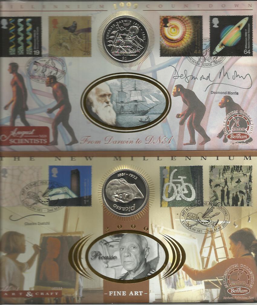 Benham Signed FDC collection of 23 official FDCs and coin covers. Boy George signed Benham - Image 3 of 5
