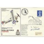 Hermann Oberth Rocket scientist signed RAF Cosford cover dated 3 Apr 71. Photo included . Good