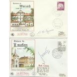 WW2 POWs collection of five covers signed by WW2 POWs. Return to Wolfsberg signed by R Peters, E