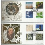 Benham Official Gold FDC collection of 70+covers in Black cover album. All have 22ct Gold borders to