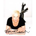 Annie Lennox 8x10 photo of Annie, signed by the singer in London. Good condition Est. £35 - 40