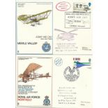 RAF SC Station collection of flown covers in RAF hanger type album, Some signed by pilots, many have