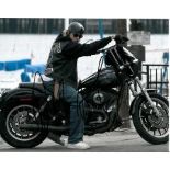 Charlie Hunnam 10x8 photo of Charlie from Sons Of Anarchy, signed by him in the States. Good