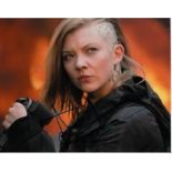 Natalie Dormer 10x8 photo of Natalie from Hunger Games, signed by her in NYC. Good condition Est. £