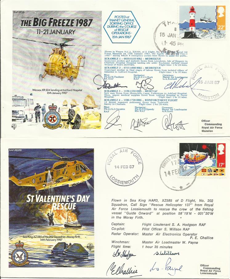 World Record Flights RD series RAF cover collection. Complete Set RD1 -12 in nice RAF black logoed - Image 5 of 5