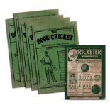 1899 Book of Cricket magazine collection. 12 copies numbers 1 - 12 of London George Newnes. Produced