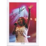 Motown: 8x12 inch photo signed by Motown legend Candi Staton best known for her 1970 remake of Tammy