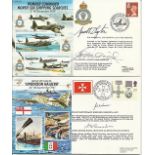 WW2 signed collection. Sixteen 50th ann WW2 JS50 VIP signed covers.. JS/50/39/4c - Bomber Command