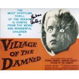 Village of the Damned: 8x10 inch photo from the cult horror movie 'Village of the Damned' signed
