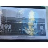 Manchester United: 16x12 inch photo print signed by Man United legend John Aston, the caption