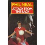 Bob Paisley plus 8 Liverpool legends signed Phil Neal Hardback book attack from the back, includes