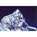 Mount Everest: 8x12 inch photo of Mount Everest, signed by the late George Band, member of the