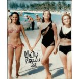 Martine Beswick signed 10x8 colour photo from James Bond. Good condition