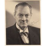 Lionel Barrymore, A 19cm x 24cm photo signed by Lionel Barrymore with his name alone to a light area