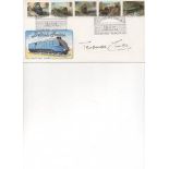 Terence Cuneo Signed Flying Scotsman Pride of Doncaster British Trains FDC. Good condition