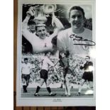 Dave Mackay: 16x12 inch photo signed by Tottenham Hotspur legend Dave Mackay