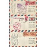 Early US First Flight covers 1952 US FFC First Flight Cover Signed by Post Master 1952 Columbia Mo